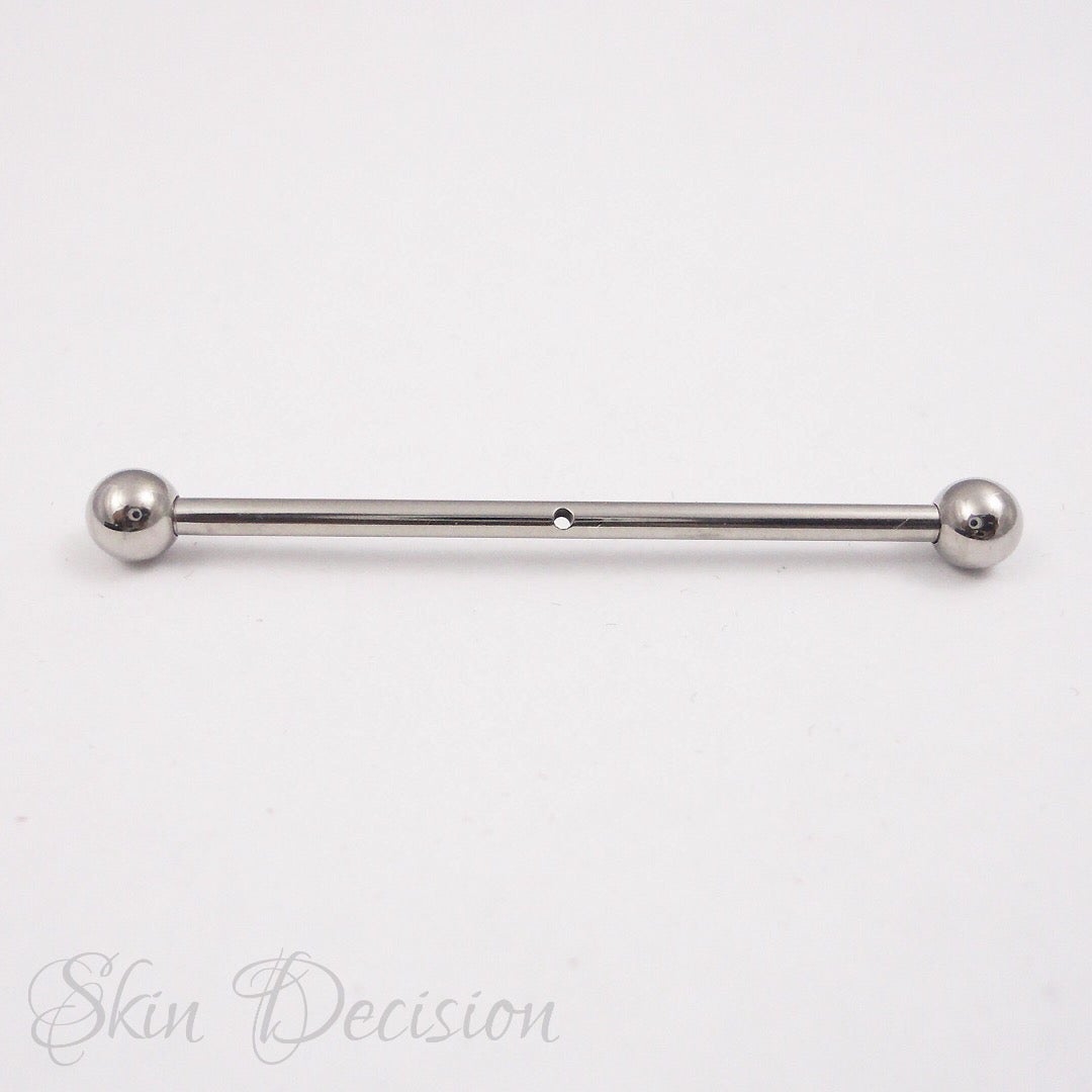 Anatometal 1 hole Industrial Barbell Skin Decision Body Jewelry